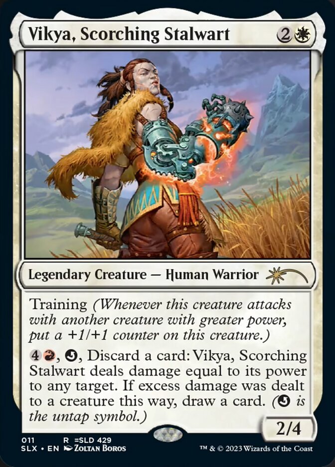 Vikya, Scorching Stalwart [Secret Lair: Universes Within] | Gamers Paradise