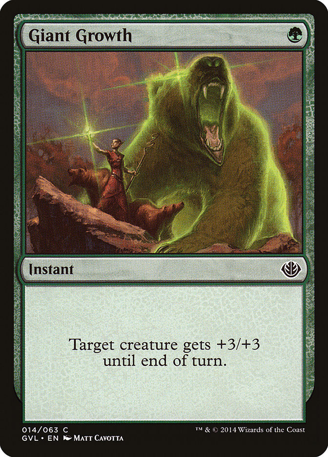 Giant Growth (Garruk vs. Liliana) [Duel Decks Anthology] | Gamers Paradise