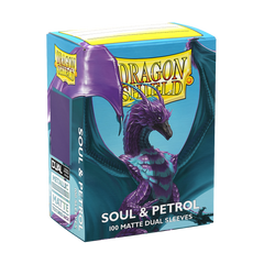 Dragon Shield: Standard 100ct Sleeves - Soul and Petrol | Gamers Paradise