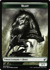Beast (013) // Wurm Double-Sided Token [Commander 2019 Tokens] | Gamers Paradise