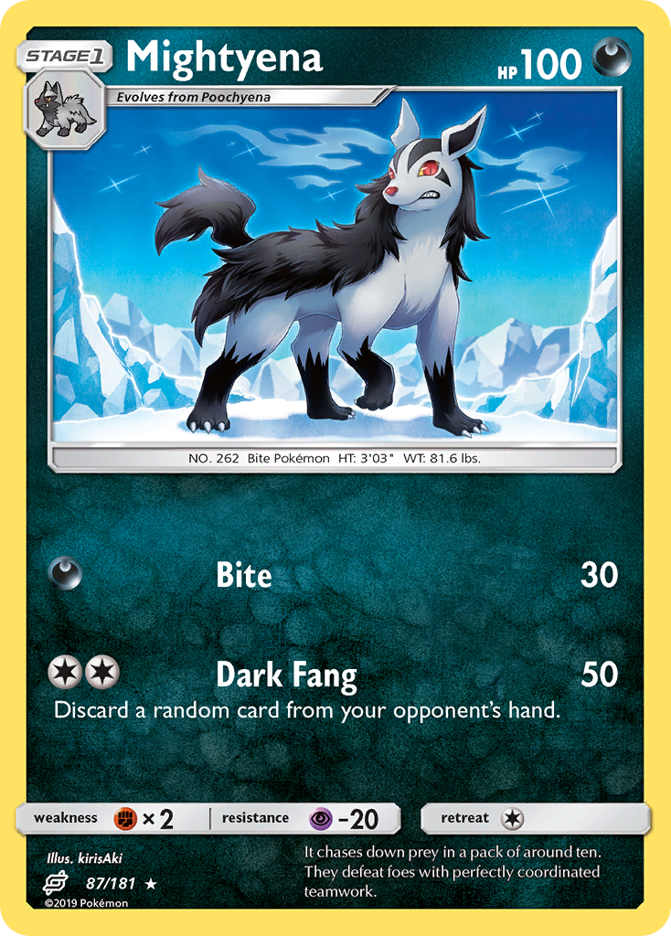 Mightyena (87/181) [Sun & Moon: Team Up] | Gamers Paradise