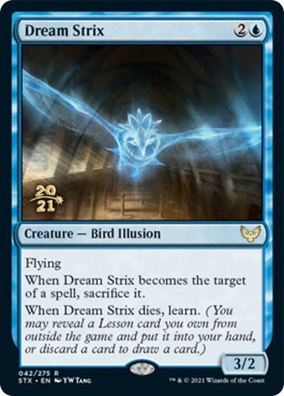 Dream Strix [Strixhaven: School of Mages Prerelease Promos] | Gamers Paradise