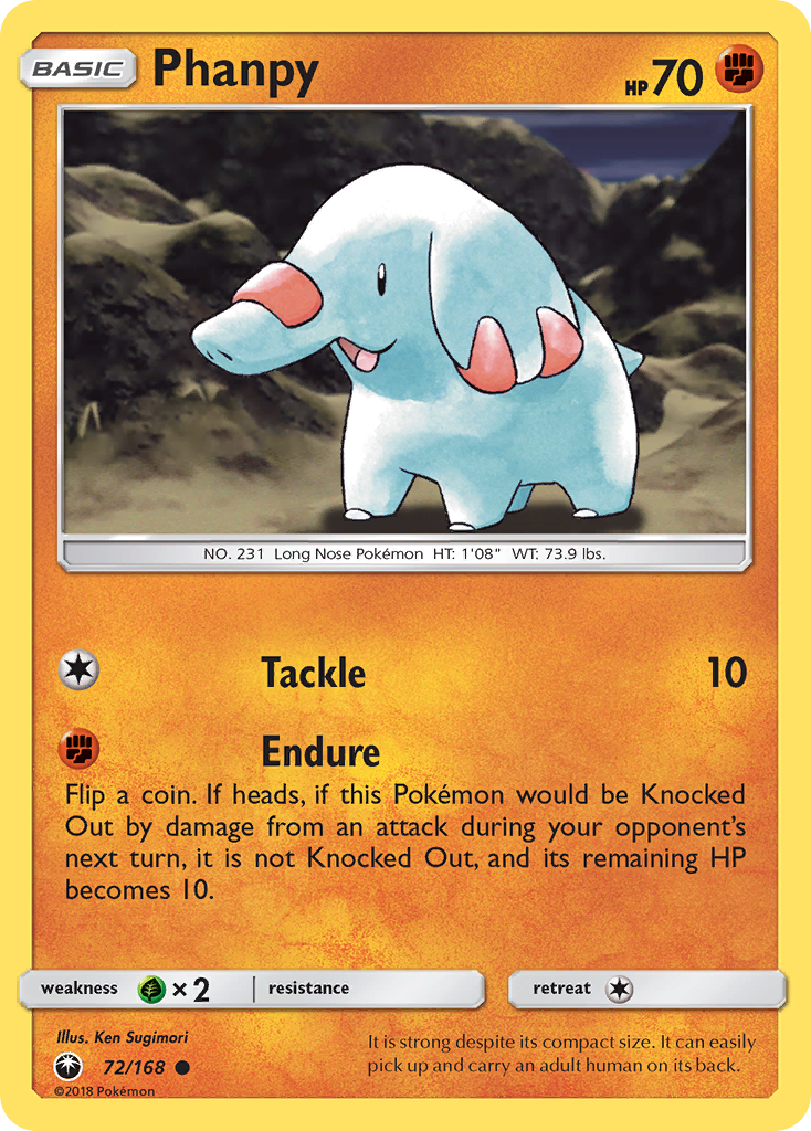Phanpy (72/168) [Sun & Moon: Celestial Storm] | Gamers Paradise
