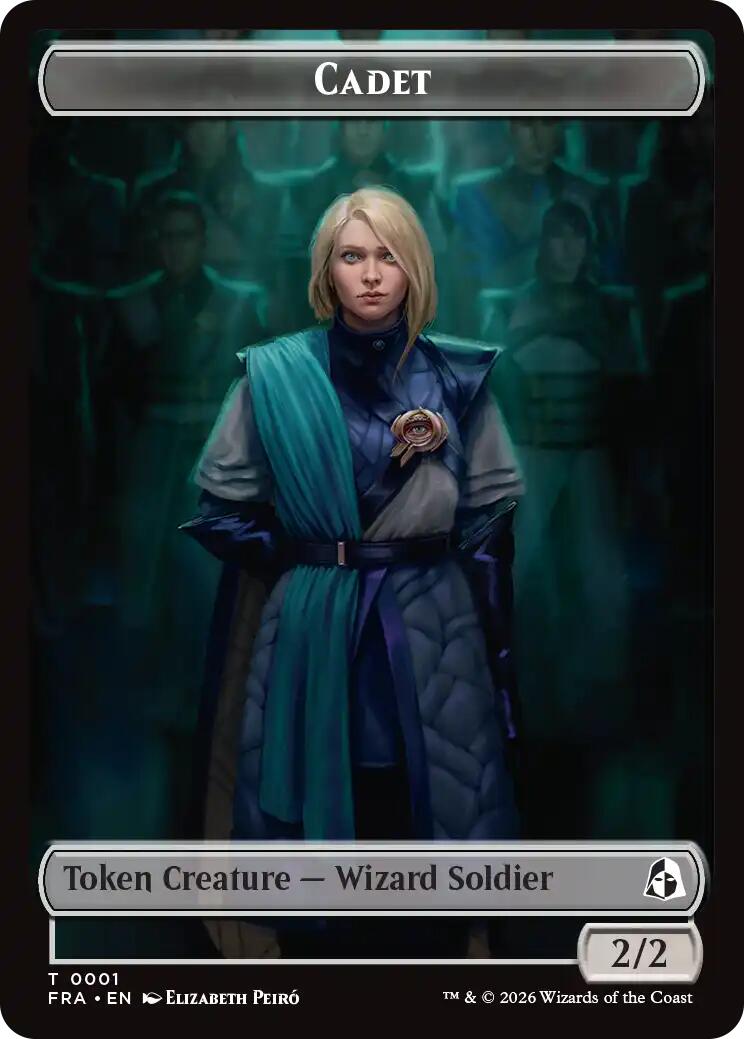 Cadet // Jace Double-Sided Token [Reality Fracture Tokens] | Gamers Paradise