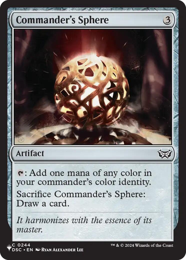 Commander's Sphere (DSC) [The List] | Gamers Paradise