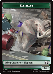 Rhino (013) // Elephant (012) Double-Sided Token [Marvel Super Heroes Commander Tokens] | Gamers Paradise