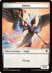 Angel // Myr Double-Sided Token [Reality Fracture Commander Tokens] | Gamers Paradise