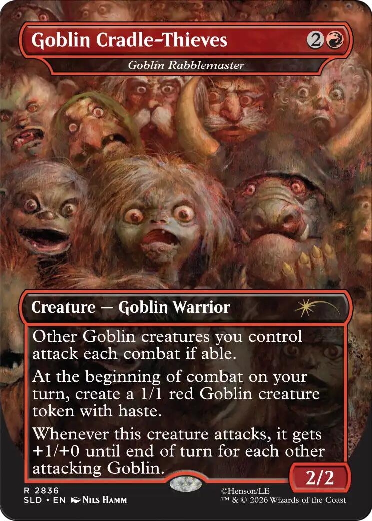 Goblin Cradle-Thieves - Goblin Rabblemaster [Secret Lair Drop Series] | Gamers Paradise