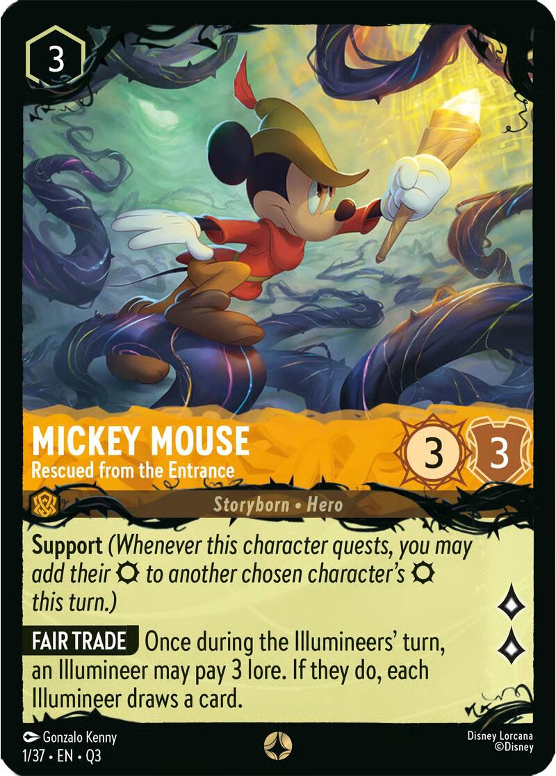 Mickey Mouse - Rescued from the Entrance (1/37) [Illumineer's Quest: The Great Hunny Rescue] | Gamers Paradise