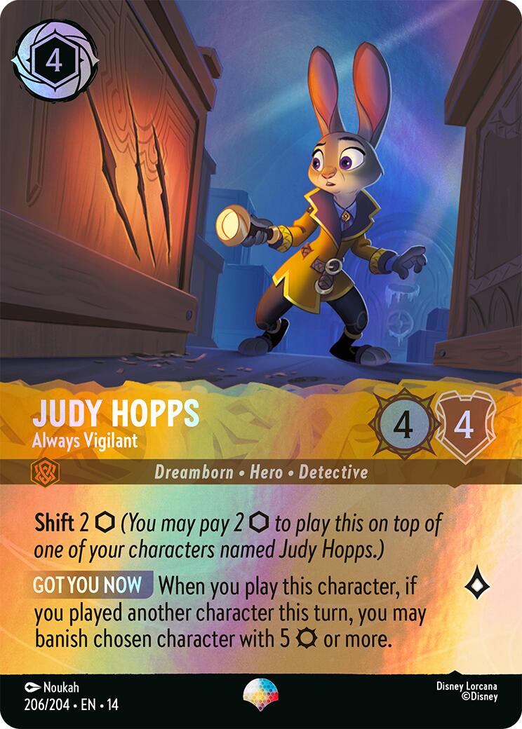 Judy Hopps - Always Vigilant (Epic) (206/204) [Hyperia City] | Gamers Paradise