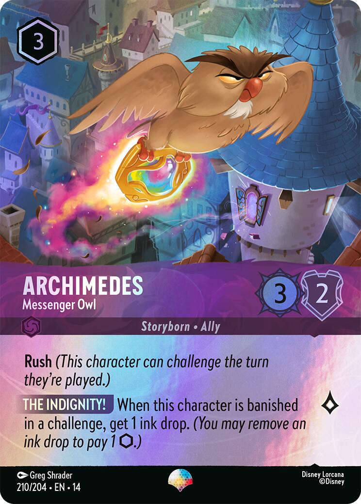 Archimedes - Messenger Owl (Epic) (210/204) [Hyperia City] | Gamers Paradise