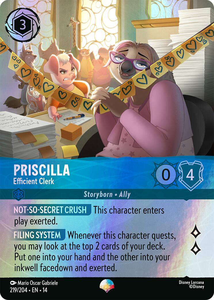 Priscilla - Efficient Clerk (Epic) (219/204) [Hyperia City] | Gamers Paradise