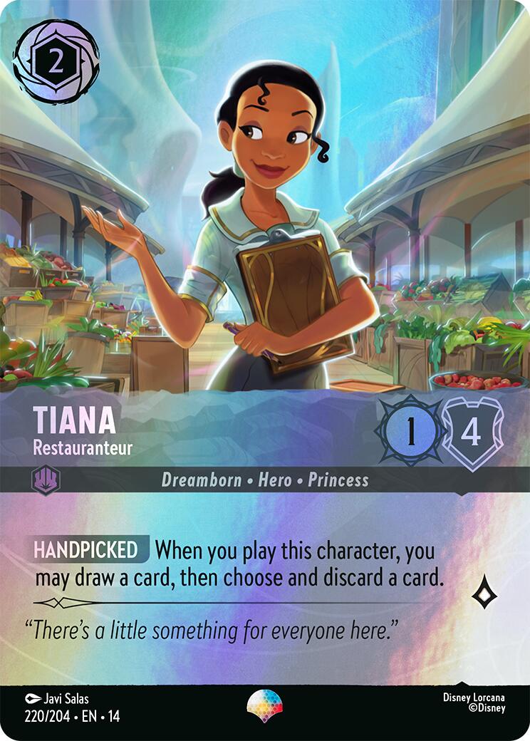 Tiana - Restauranteur (Epic) (220/204) [Hyperia City] | Gamers Paradise