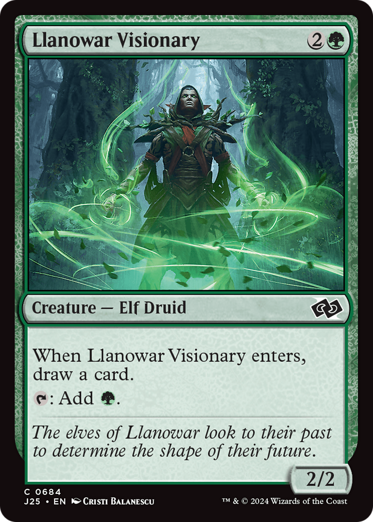 Llanowar Visionary [Foundations Jumpstart] | Gamers Paradise