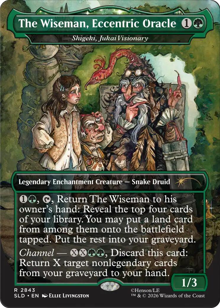 The Wiseman, Eccentric Oracle - Shigeki, Jukai Visionary [Secret Lair Drop Series] | Gamers Paradise