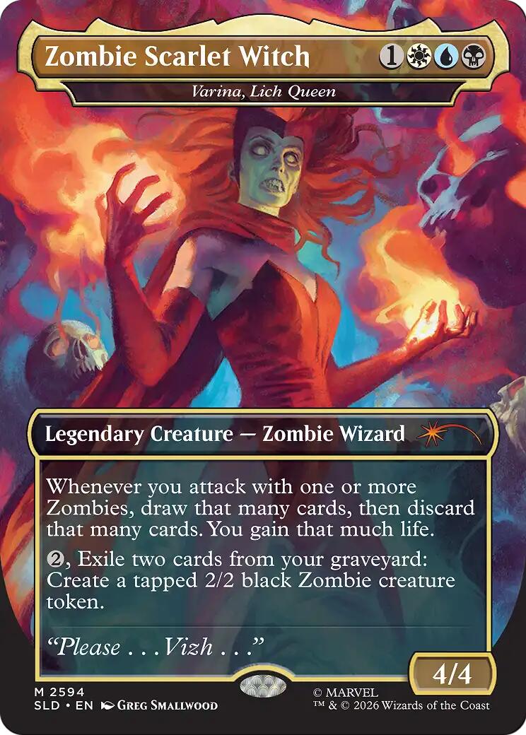 Zombie Scarlet Witch - Varina, Lich Queen [Secret Lair Drop Series] | Gamers Paradise