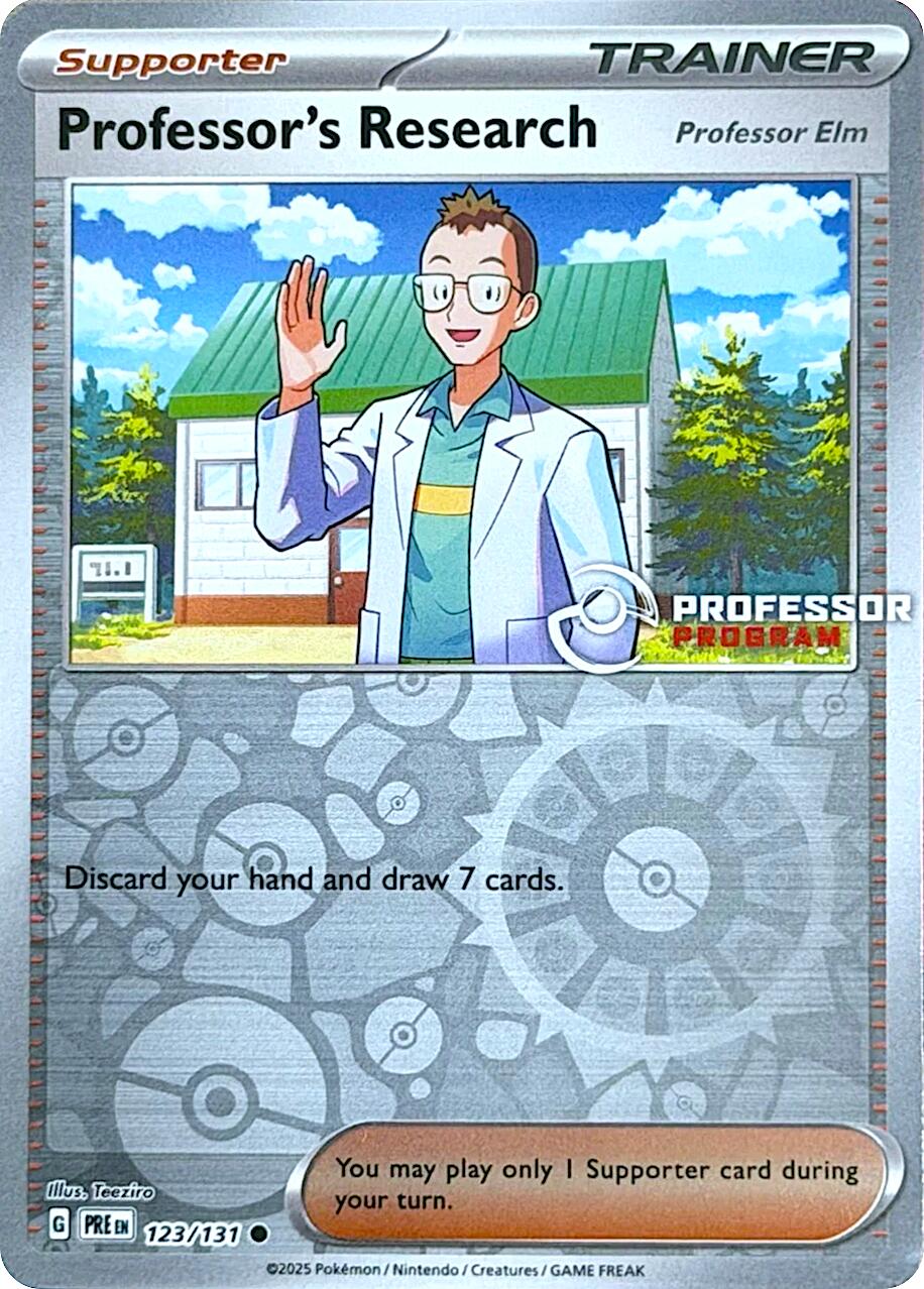 Professor's Research [Professor Elm] - 123/131 [Professor Program Promos] | Gamers Paradise