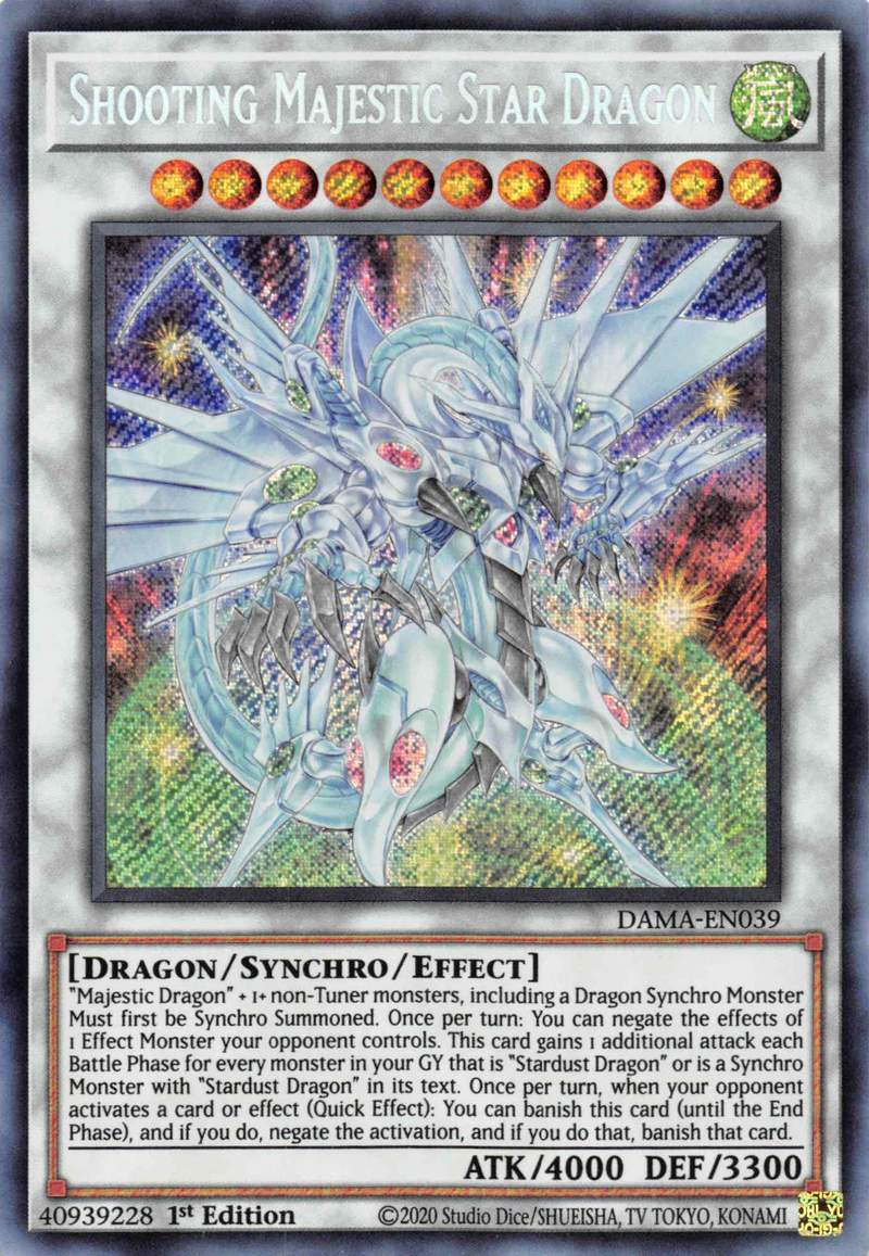 Shooting Majestic Star Dragon [DAMA-EN039] Starlight Rare | Gamers Paradise