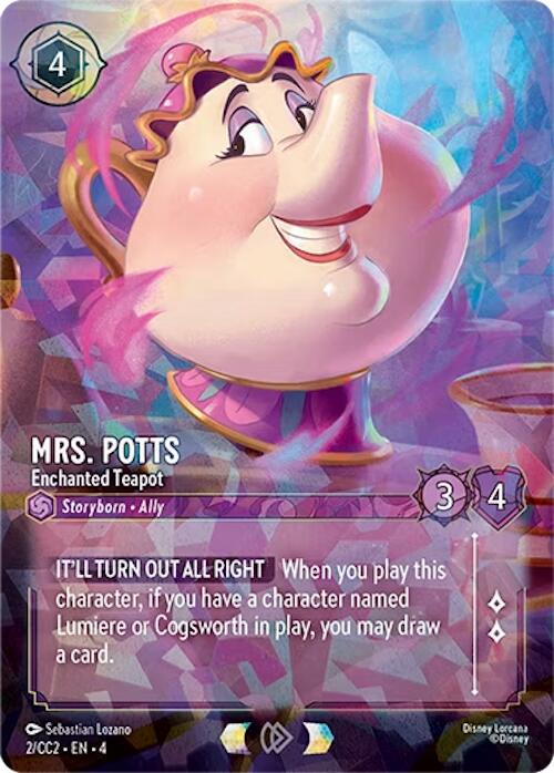 Mrs. Potts - Enchanted Teapot (2) [Promo Cards] | Gamers Paradise