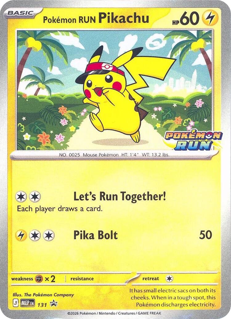Pokemon Run Pikachu (131) [Miscellaneous Cards] | Gamers Paradise