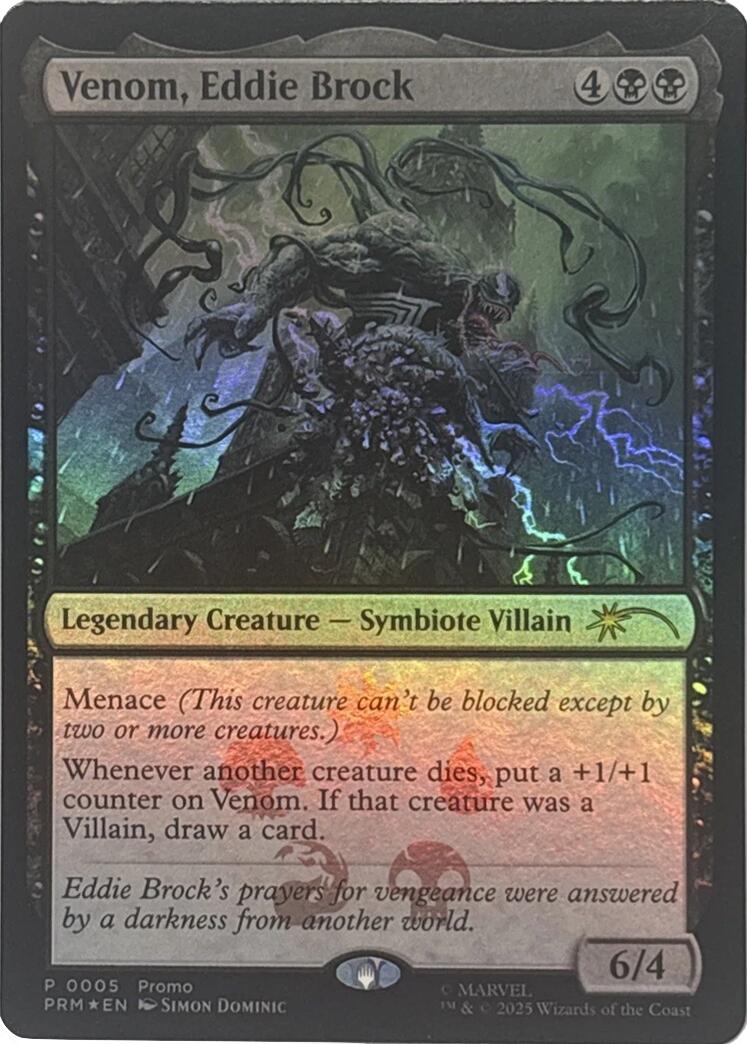Venom, Eddie Brock [Marvel Super Heroes Promos] | Gamers Paradise