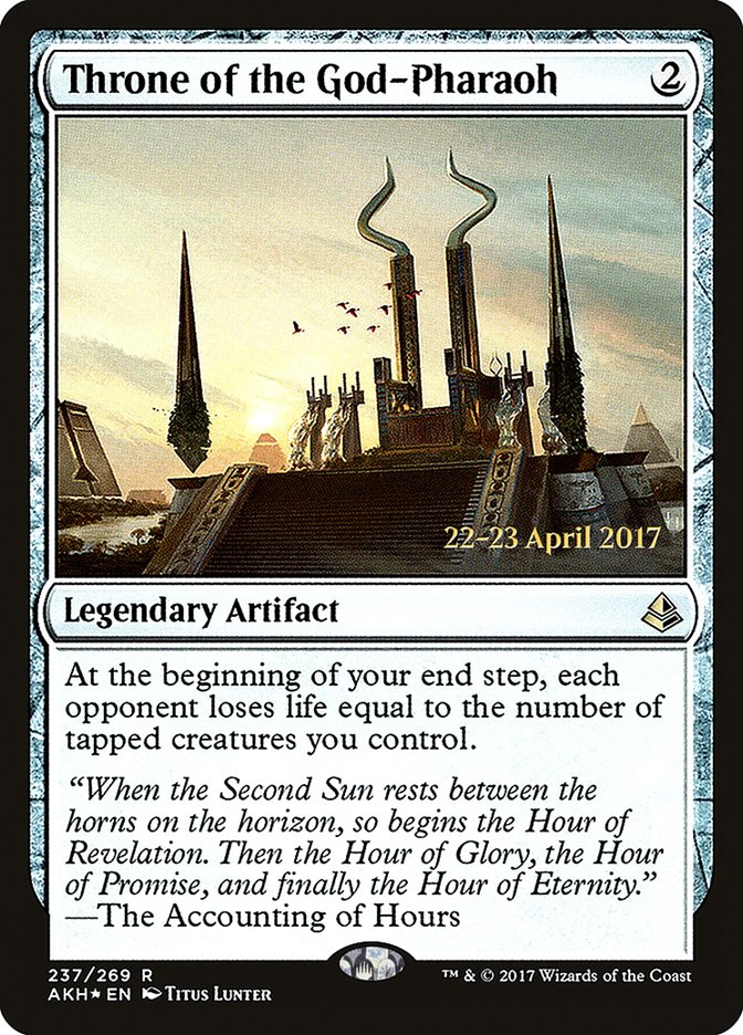 Throne of the God-Pharaoh [Amonkhet Prerelease Promos] | Gamers Paradise