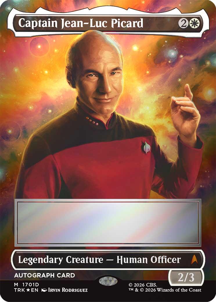 Captain Jean-Luc Picard (Borderless) (Signed) [Star Trek] | Gamers Paradise