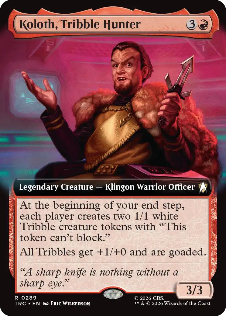Koloth, Tribble Hunter (Extended Art) [Star Trek Commander] | Gamers Paradise