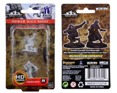 PATHFINDER DEEP CUTS UNPAINTED MINIATURES: HUMAN MALE ROGUE | Gamers Paradise