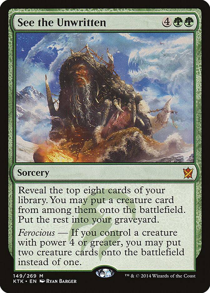 See the Unwritten [Khans of Tarkir] | Gamers Paradise