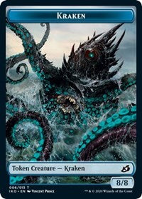 Kraken // Human Soldier (005) Double-Sided Token [Ikoria: Lair of Behemoths Tokens] | Gamers Paradise