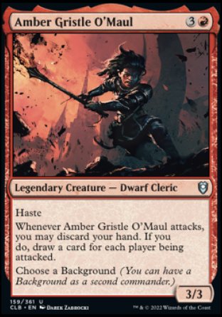 Amber Gristle O'Maul [Commander Legends: Battle for Baldur's Gate] | Gamers Paradise