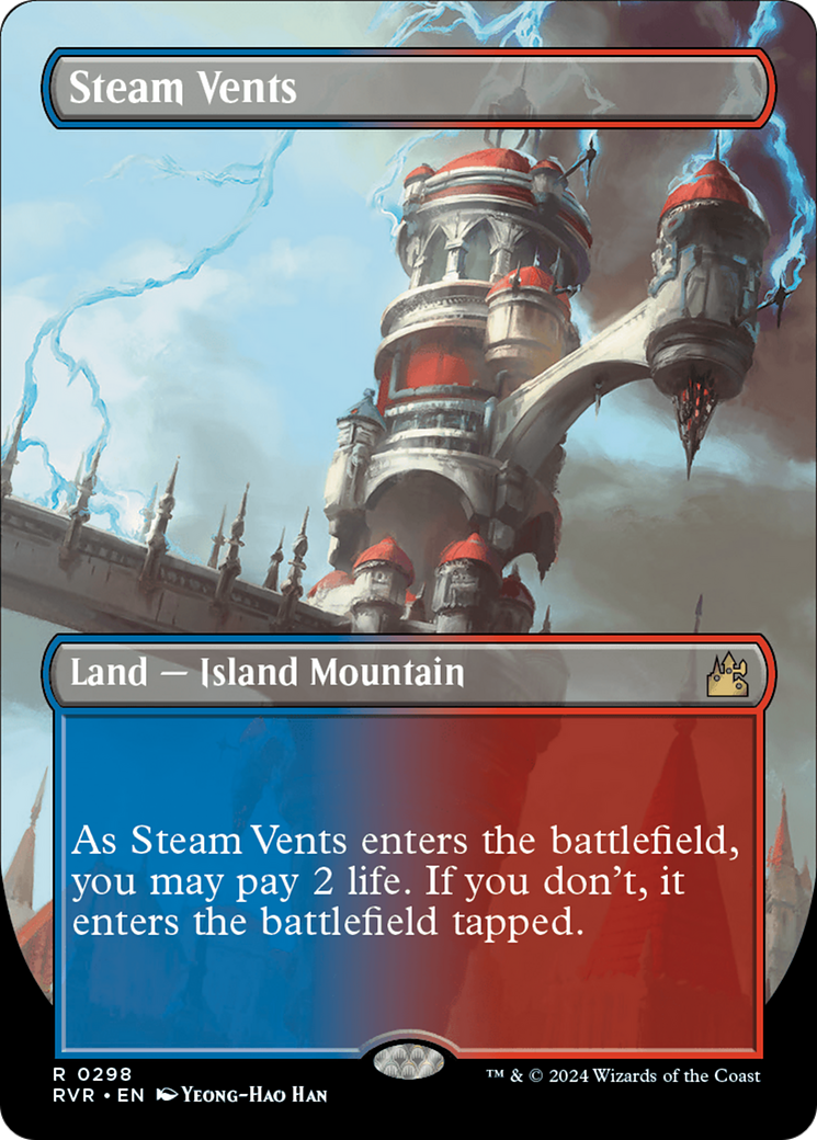 Steam Vents (Borderless) [Ravnica Remastered] | Gamers Paradise