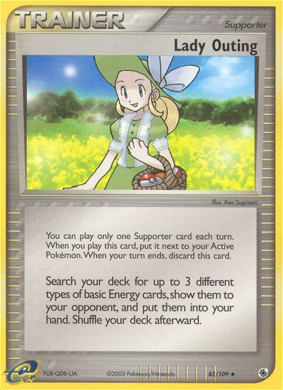 Lady Outing (83/109) [EX: Ruby & Sapphire] | Gamers Paradise