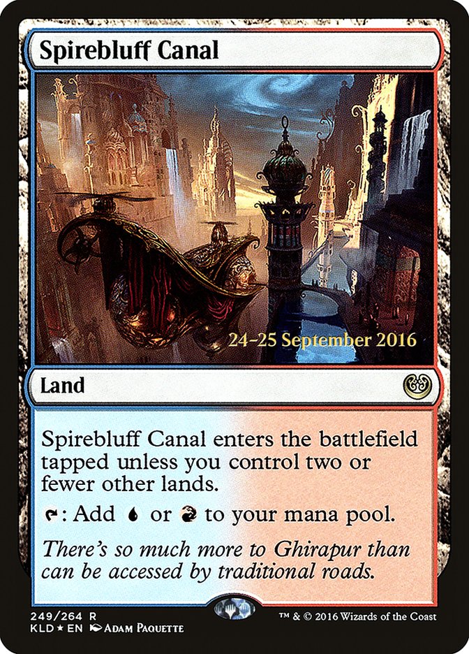 Spirebluff Canal [Kaladesh Prerelease Promos] | Gamers Paradise