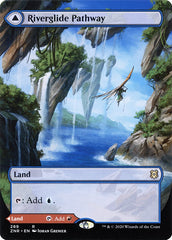 Riverglide Pathway // Lavaglide Pathway (Borderless Alternate Art) [Zendikar Rising] | Gamers Paradise