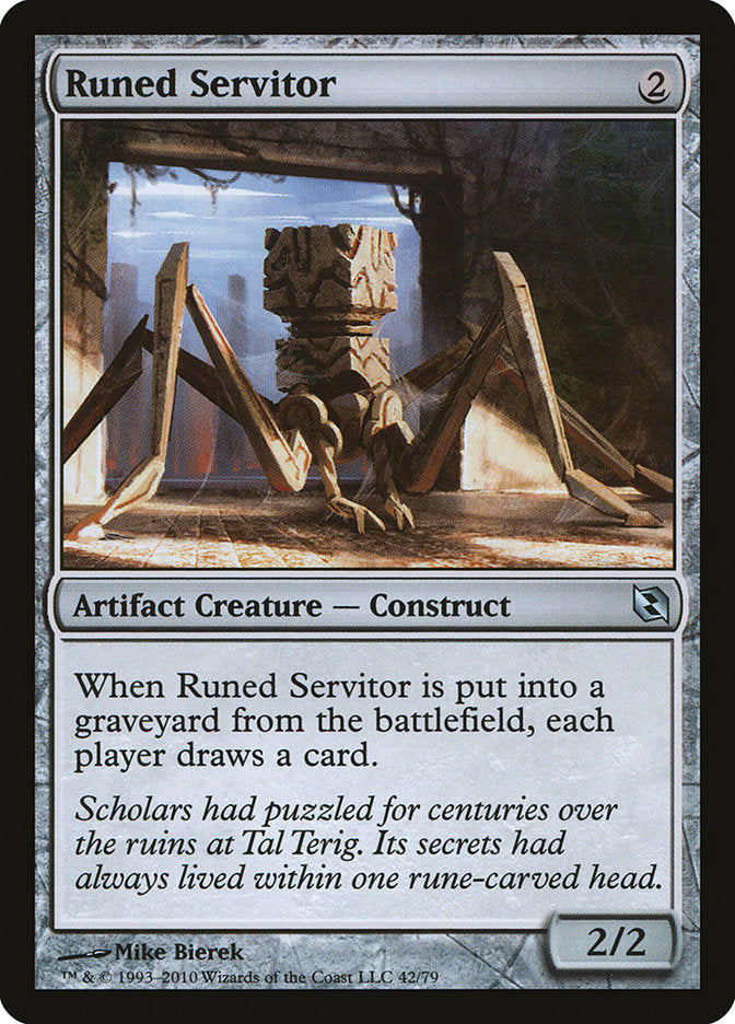 Runed Servitor [Duel Decks: Elspeth vs. Tezzeret] | Gamers Paradise