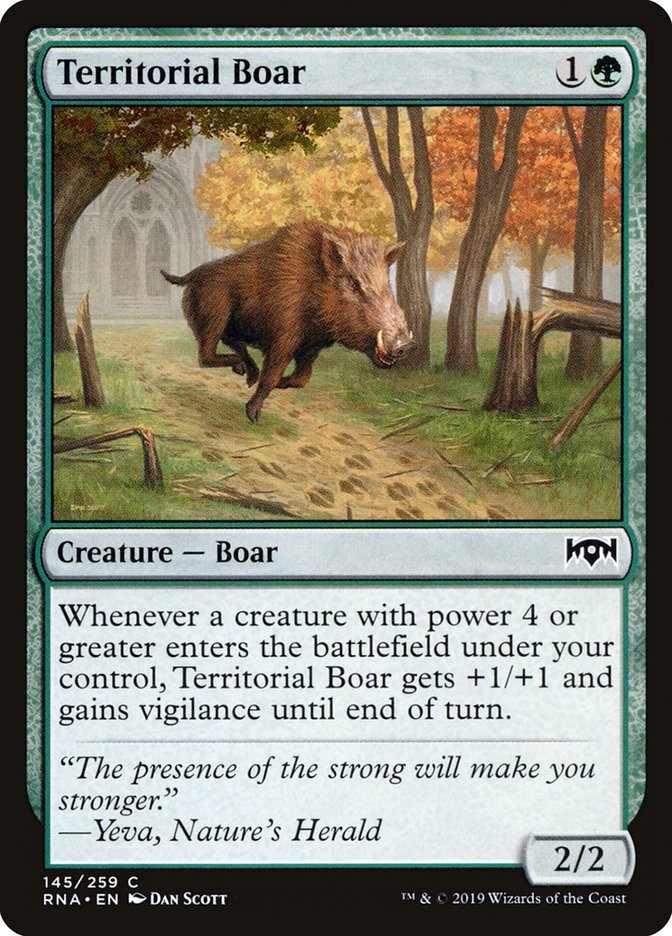 Territorial Boar [Ravnica Allegiance] | Gamers Paradise