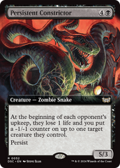 Persistent Constrictor (Extended Art) [Duskmourn: House of Horror Commander] | Gamers Paradise