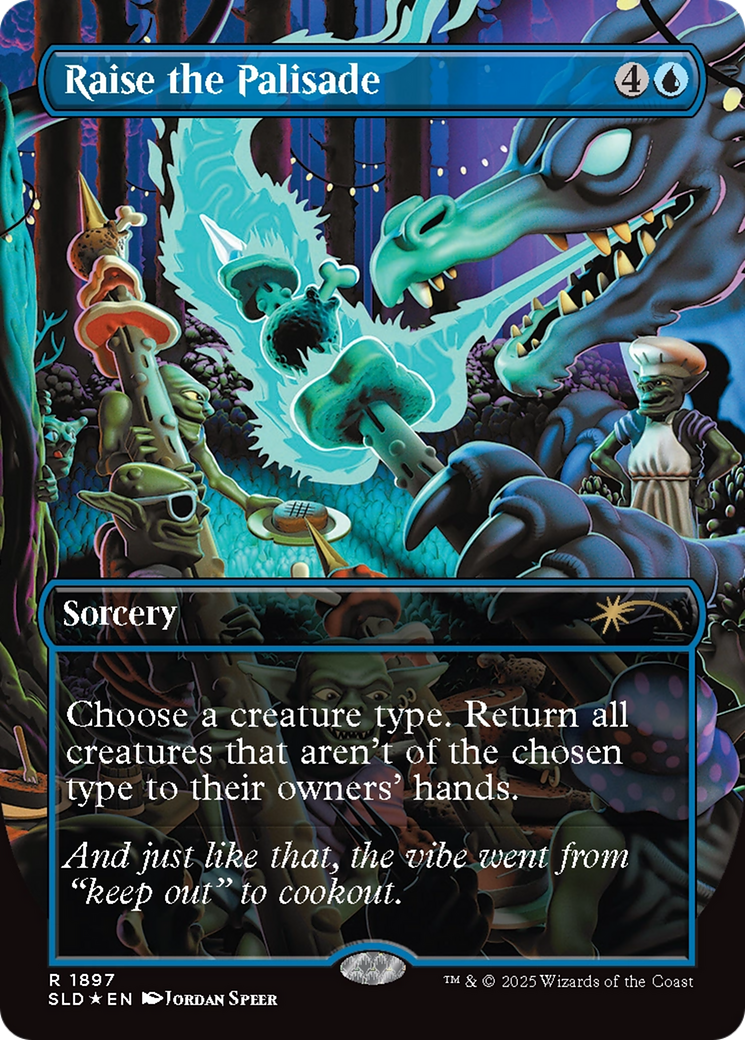 Raise the Palisade (Double Rainbow Foil) [Secret Lair Drop Series] | Gamers Paradise