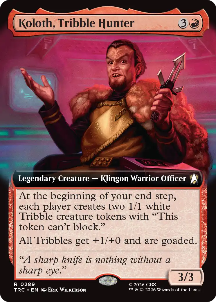 Koloth, Tribble Hunter (Extended Art) [Star Trek] | Gamers Paradise