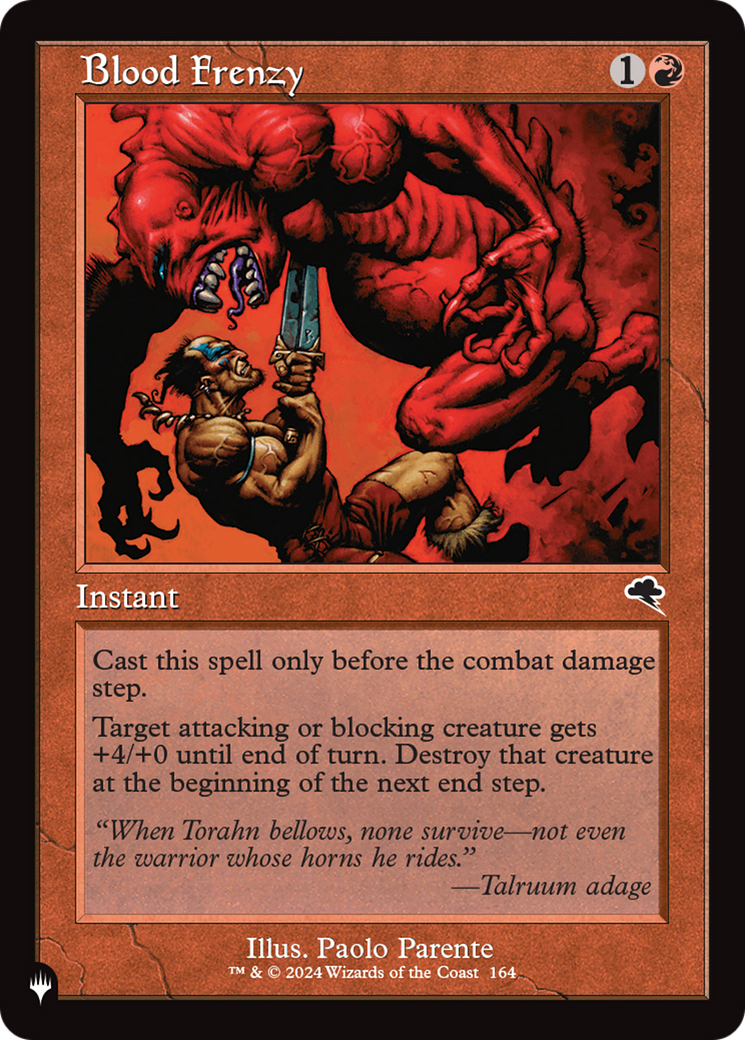 Blood Frenzy [The List Reprints] | Gamers Paradise