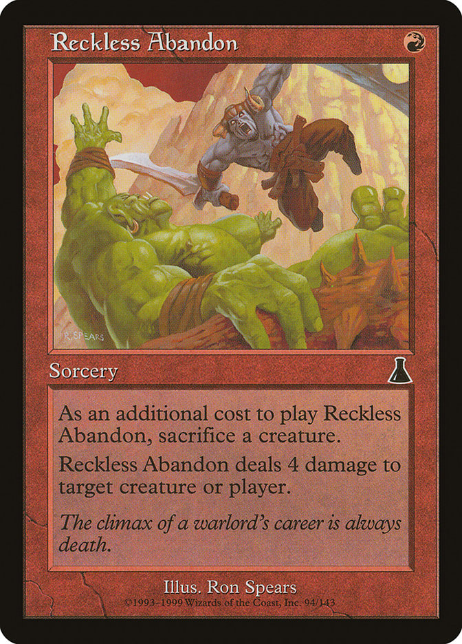 Reckless Abandon [Urza's Destiny] | Gamers Paradise