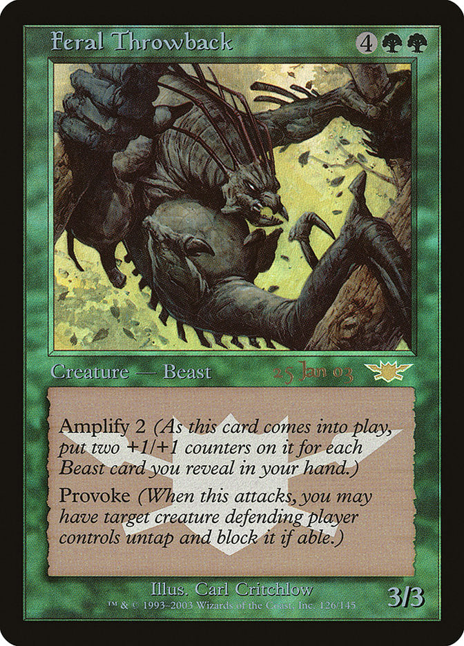 Feral Throwback [Legions Promos] | Gamers Paradise