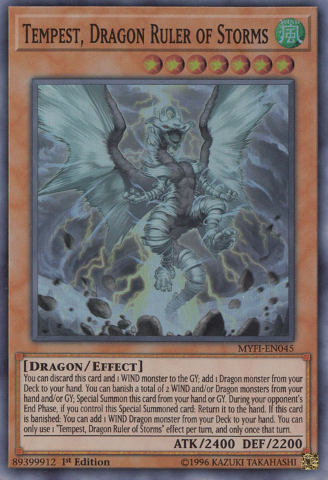 Tempest, Dragon Ruler of Storms [MYFI-EN045] Super Rare | Gamers Paradise