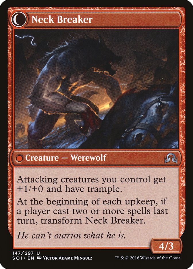 Breakneck Rider // Neck Breaker [Shadows over Innistrad] | Gamers Paradise