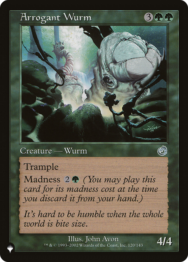 Arrogant Wurm [The List Reprints] | Gamers Paradise