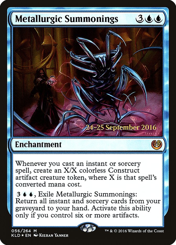 Metallurgic Summonings [Kaladesh Prerelease Promos] | Gamers Paradise