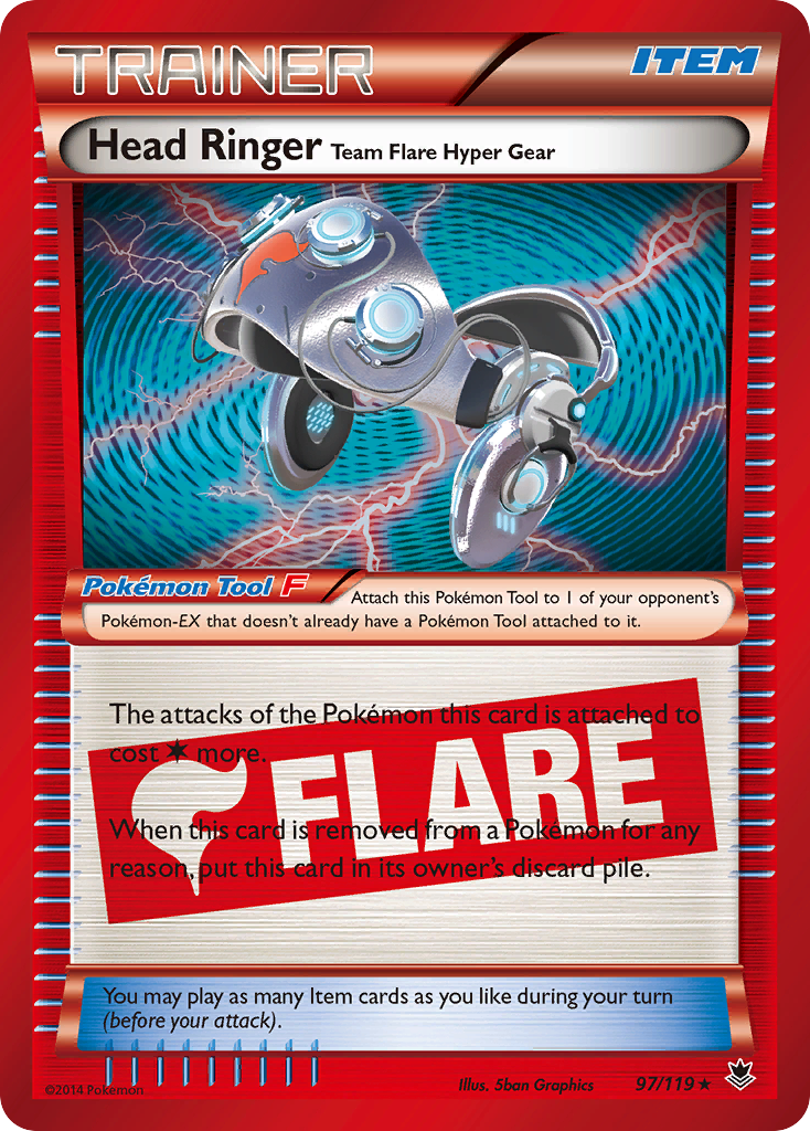 Head Ringer Team Flare Hyper Gear (97/119) [XY: Phantom Forces] | Gamers Paradise