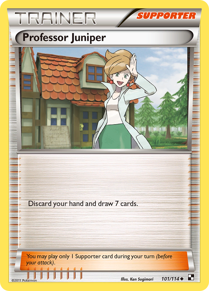 Professor Juniper (101/114) [Black & White: Base Set] | Gamers Paradise